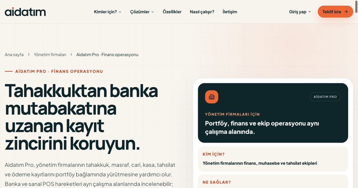 Aidatım banka hareketi ve mutabakat rehberi kapak görünümü