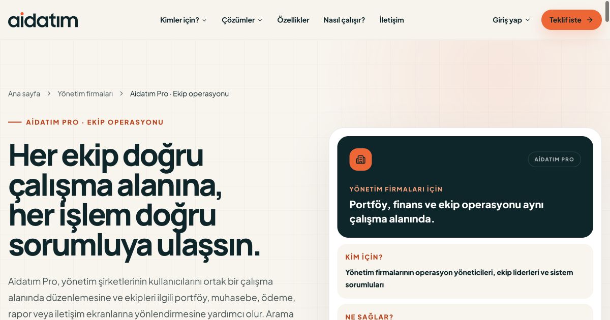 Aidatım yönetim firmalarında rol ve yetki rehberi kapak görünümü